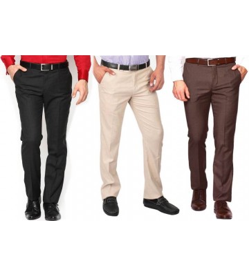 AD & AV Regular Fit Men's Multicolor Trousers